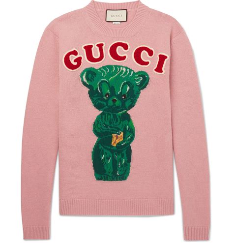 pink vintage gucci sweater|Gucci sweater on blackish.